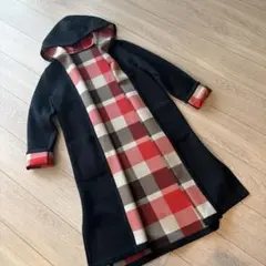 ブルーレーベルクレストブリッジ　ボンディング　ロングコート　リバーシブル