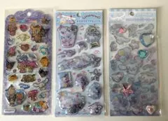 サンリオ シナモロール キラキラカプセルシール ラインストーンシール 3点セット