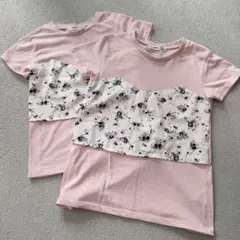 120と140 ★MPS. フラワーTシャツ 2枚セット★姉妹コーデ★