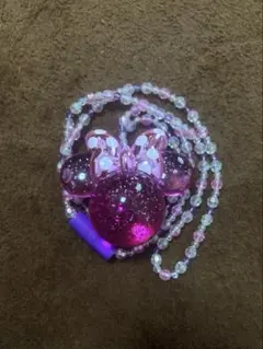 ディズニー ミニー 光るネックレスペンダント