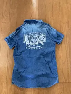 RODEO CROWNS デニム 半袖シャツ