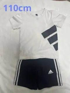 adidas Tシャツとショートパンツセット　110cm