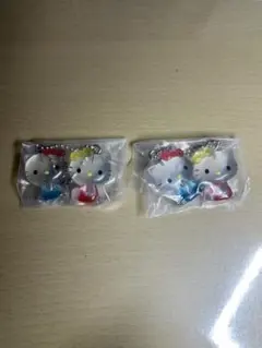 サンリオキャラクターズ　なかよしドロップチャーム　ハローキティ&ハローミミィ