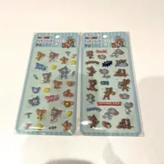 トムとジェリー ぷくぷくシール 2シートセット