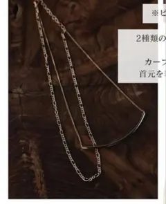 【新品】しまむら ayano Ordentlich カーブレイヤーネックレスのサムネイル