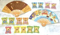 LOTTE コアラのマーチ 扇子 2本 短冊 13枚 非売品のサムネイル
