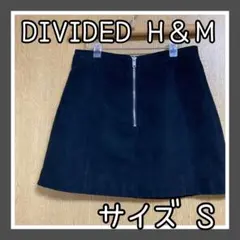 DIVIDED H&M ディバイデッド 黒ミニスカート ブラック サイズS