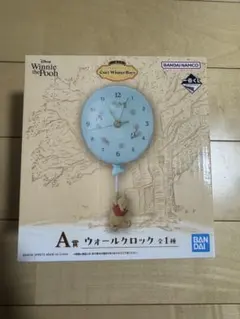 一番くじ　くまのプーさん　コージーウィンターデイズ ウォールクロック A賞