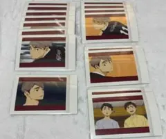 ハイキュー!! 春高出場5校クリアしおり稲荷崎宮侑宮治1枚