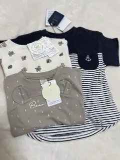 ベビー服 Tシャツ 3枚セット