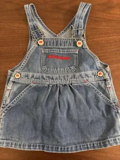 mikiHOUSE デニムサロペット T80-611