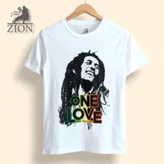【美品】BOB MARLEY ボブマーリー ZION ワンラブ バンドtのサムネイル