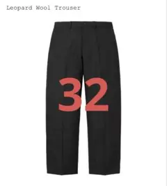 パンツ Supreme Leopard Wool Trouser Black 36 Supreme Leopard Wool Trouser Black 36 - メルカリ