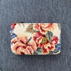 FEILER フィラー花柄刺繍ポーチ