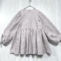 jumelle エンボスリボンブラウス ペプラムのサムネイル