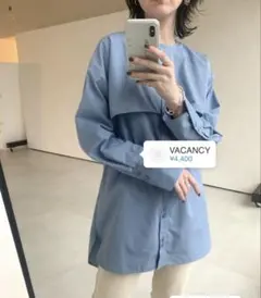 vacancy ライトブルー 長袖シャツのサムネイル