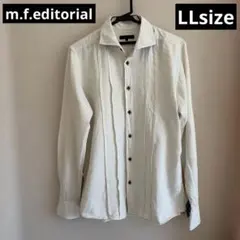 m.f.editorial ホワイト 長袖シャツ LLのサムネイル