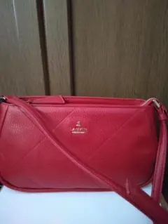 お値引き中　未使用　ランバンコレクション　 ショルダーバッグ RED