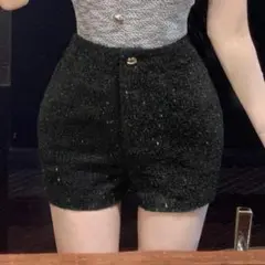 ツイードラメショートパンツ xsサイズ