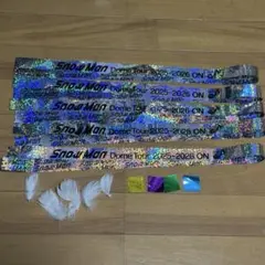 SnowMan DomeTour ON 銀テープ 羽 落下物 匿名配送 即日発送