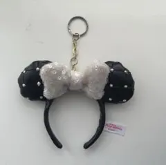 東京ディズニーリゾート カチューシャ キーホルダー　キルティング　ミニーマウス