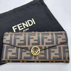美品！FENDI フェンディモノグラム長財布 FFロゴ エンボス加工のサムネイル