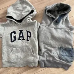 GAP フード付きトレーナー 100cm グレー