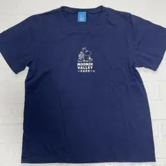MOOMIN VALLEY PARK Tシャツ Lサイズ　ネイビー