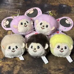 モンチッチ　フェイスマスコット　5点まとめ売り