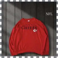 2430/NFLカンザスシティ•チーフス チーム刺繍ロゴ スウェット XL