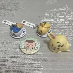 くら寿司 ちいかわ コラボ うさぎ ハチワレ くりまん フィギュア キーホルダー