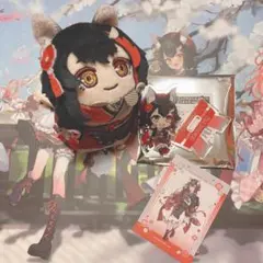 ホロツリ もちころりん アクリルスタンド カード 大神ミオ ミオしゃ 3点セット