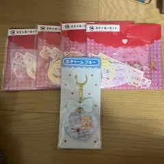 サンリオ当たりくじ　チャーム＆ステッカーセット