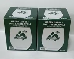 GREEN LABEL x Mrs. GREEN APPLE グラス 2個セット
