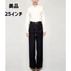 Moussy GBLMV WIDE STRAIGHT デニムパンツ 25インチ