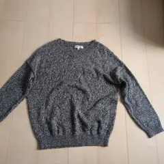 INDIVI 長袖ニットセーター 38 グレー系