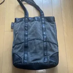 Armani Jeans y2kトートバッグ グレー/ブラック