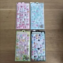 ぷっくり　ぷくぷく　3Ｄシール　ぼんぼんドロップシール　立体シール　ボンドロ