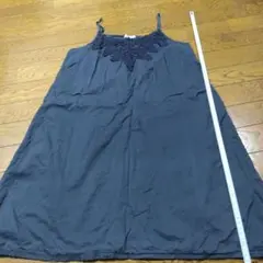 ✴earth music&ecology ネイビー ノースリーブ ワンピース