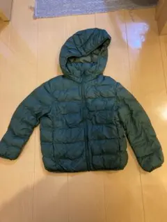 ユニクロ　UNIQLOフード付き　ダウンコート　120cm