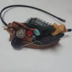 【値下げ】韓国製 ハンドメイドカチューシャ