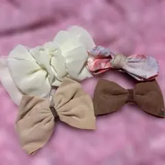 リボン　バレッタ　まとめ売り