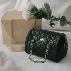 Darich ノベルティー キルティングミニボストンバッグ