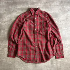 フ*屋様 ラルフローレン 長袖 チェックシャツ M レッド ボタンダウン 送料無