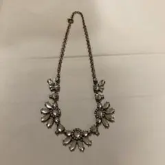 ビジューネックレス フラワーモチーフ