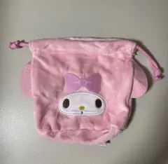 ふわふわフェイス巾着