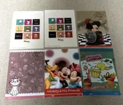 ミッキー＆スヌーピー クリアファイル 6枚セット