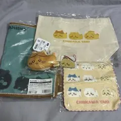 ちいかわ　ちいかわ焼き　マスコット　ハンカチ　5点セット
