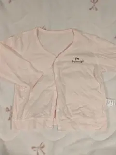 ベビー ピンク カーディガン 80 コットン100% 美品