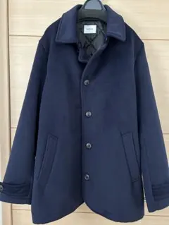 【未使用】SHIPS any ストレッチスーパーライトメルトンシングルPコート SHIPS｜SHIPS any: PURE WOOL MELTON シングル Pコート